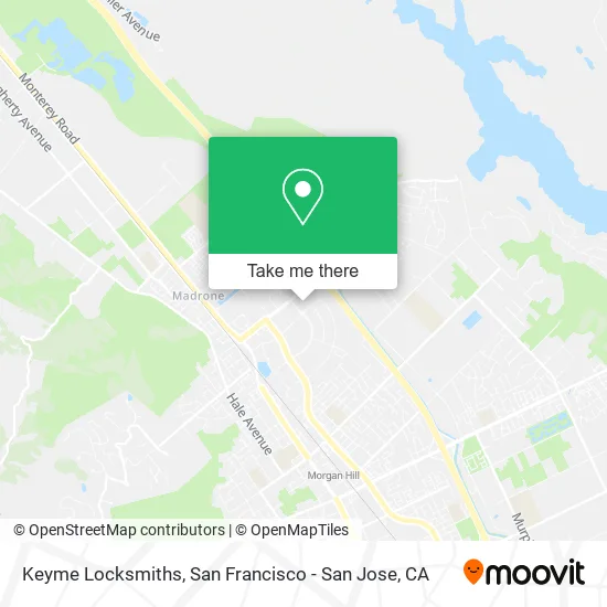 Mapa de Keyme Locksmiths