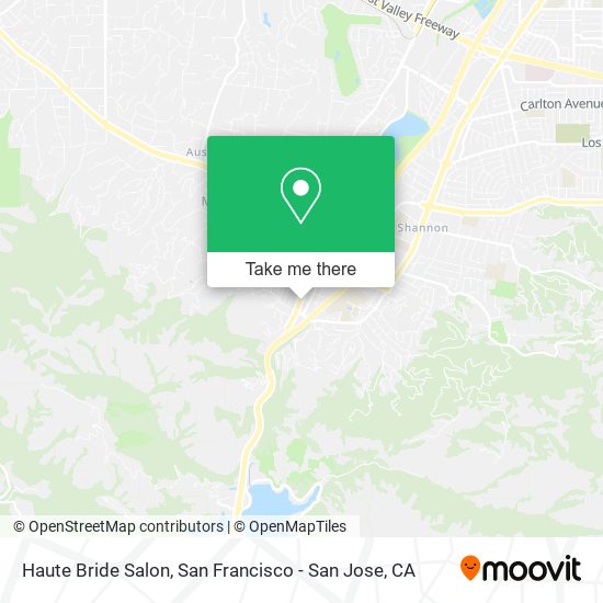 Haute Bride Salon map