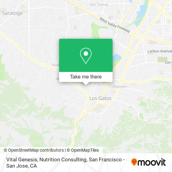 Vital Genesis, Nutrition Consulting map