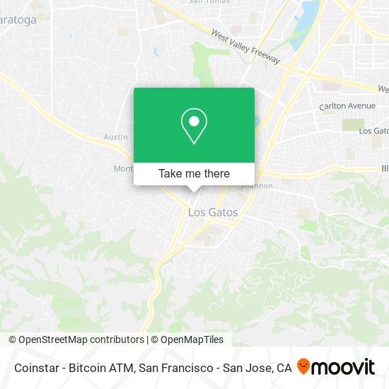 Mapa de Coinstar - Bitcoin ATM