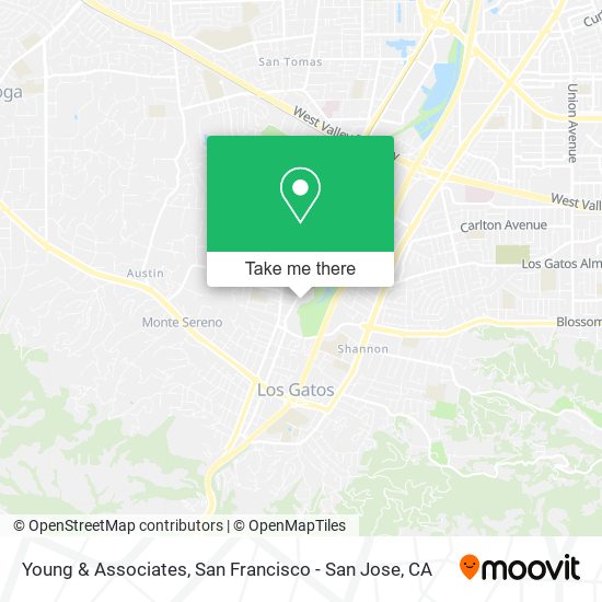 Young & Associates map