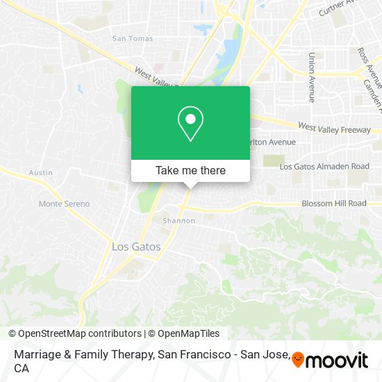 Mapa de Marriage & Family Therapy