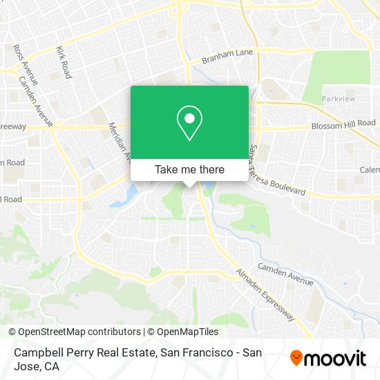 Campbell Perry Real Estate map