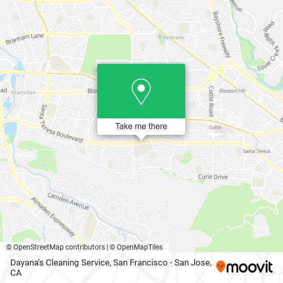Mapa de Dayana's Cleaning Service