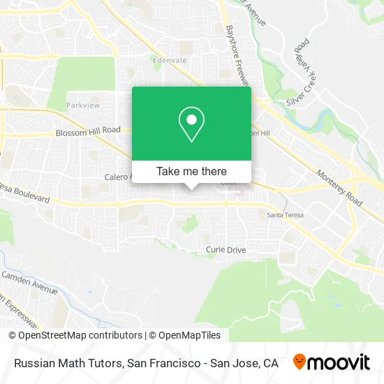 Russian Math Tutors map