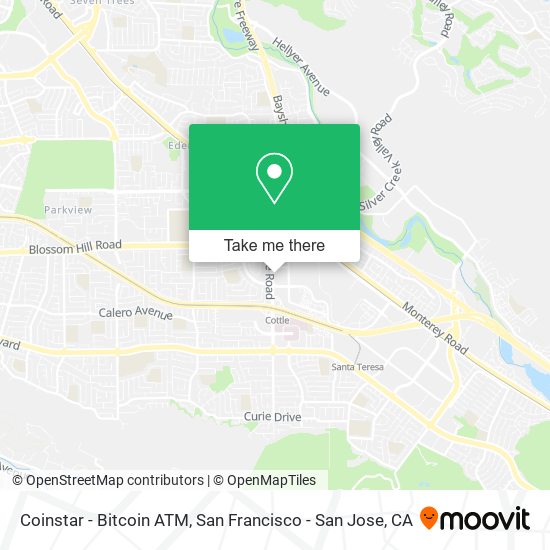 Mapa de Coinstar - Bitcoin ATM