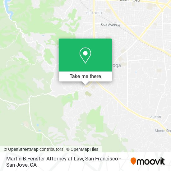 Martin B Fenster Attorney at Law map
