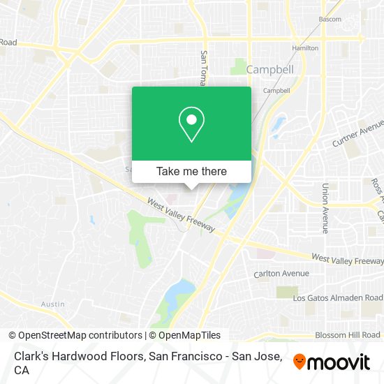 Mapa de Clark's Hardwood Floors