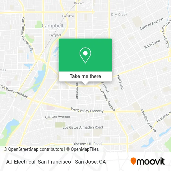 AJ Electrical map