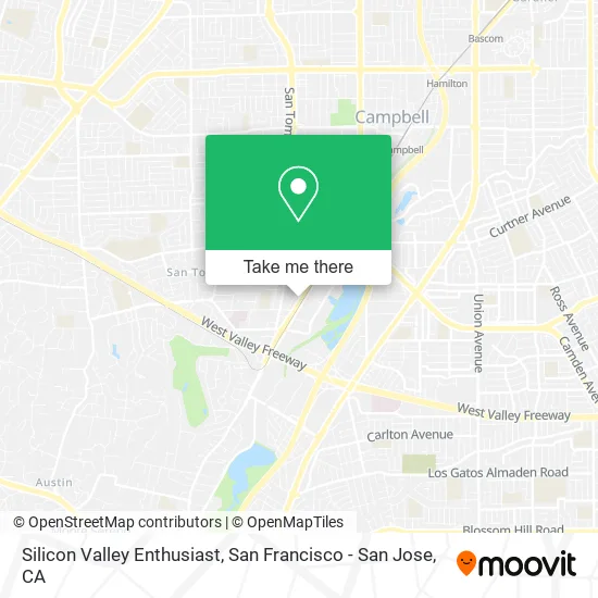 Silicon Valley Enthusiast map