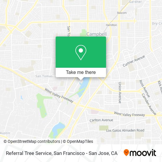 Referral Tree Service map