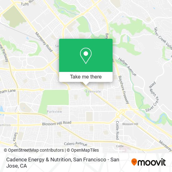 Mapa de Cadence Energy & Nutrition