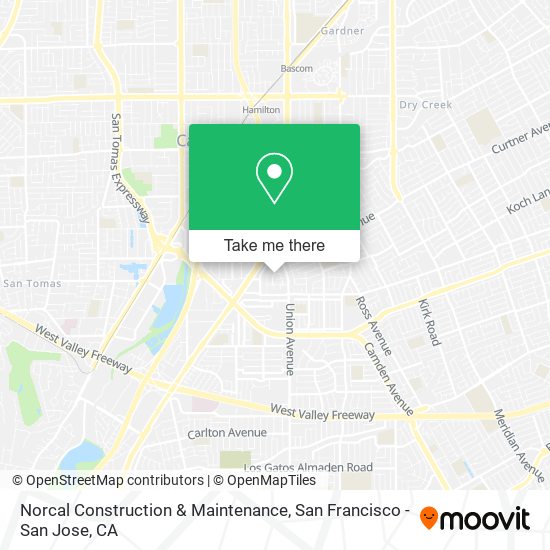 Mapa de Norcal Construction & Maintenance