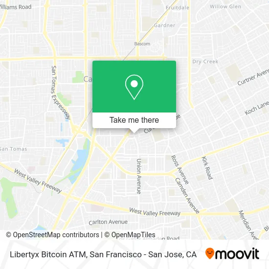 Libertyx Bitcoin ATM map