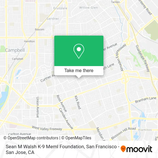 Sean M Walsh K-9 Meml Foundation map