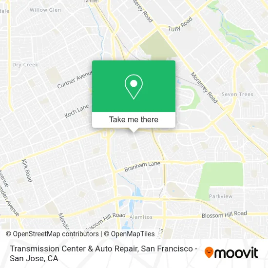 Transmission Center & Auto Repair map