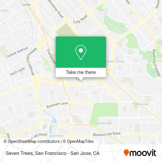 Mapa de Seven Trees
