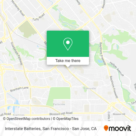 Interstate Batteries map