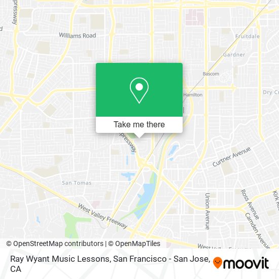 Ray Wyant Music Lessons map