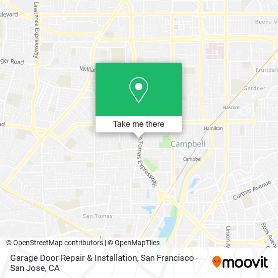 Garage Door Repair & Installation map