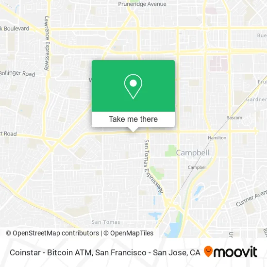 Coinstar - Bitcoin ATM map