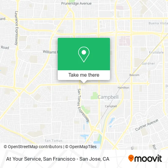 At Your Service map