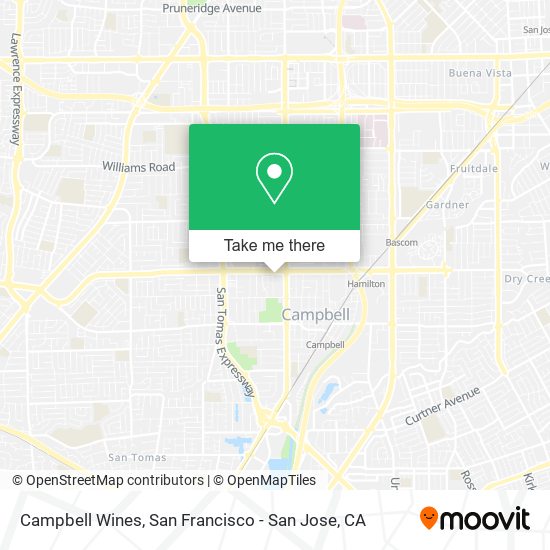 Mapa de Campbell Wines