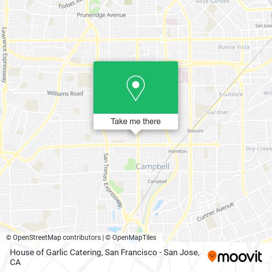 House of Garlic Catering map