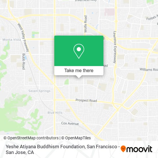Yeshe Atiyana Buddhism Foundation map