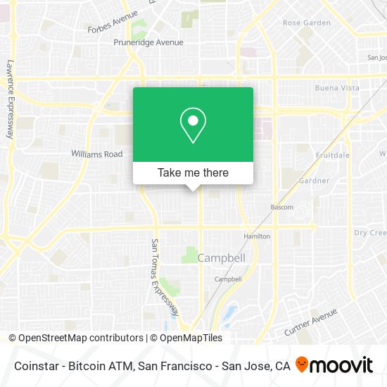 Coinstar - Bitcoin ATM map