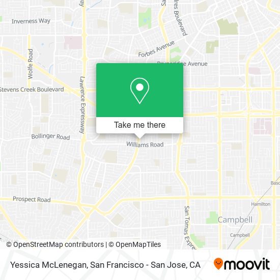 Mapa de Yessica McLenegan