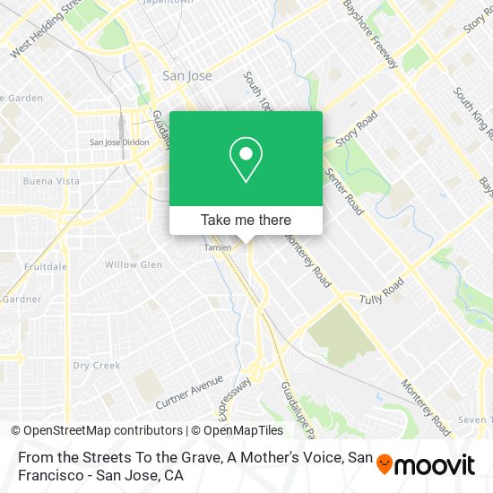 From the Streets To the Grave, A Mother's Voice map