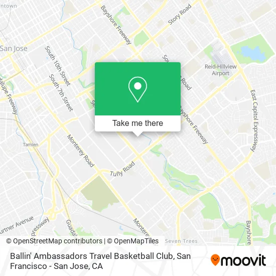 Ballin' Ambassadors Travel Basketball Club map