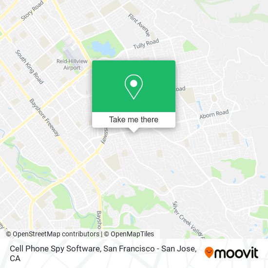 Mapa de Cell Phone Spy Software