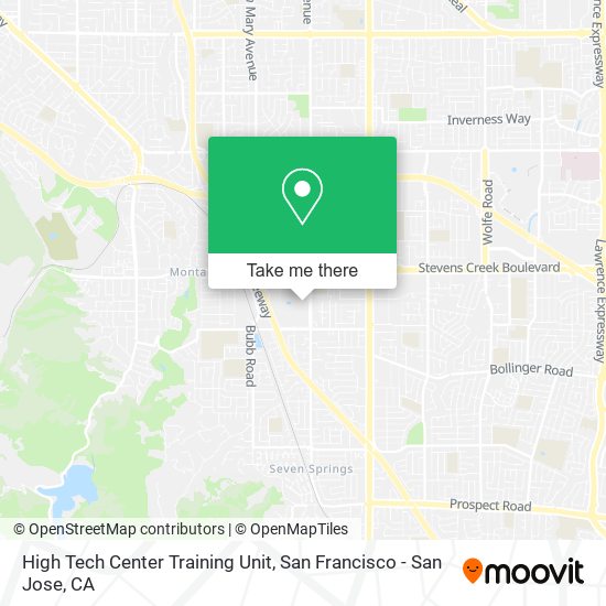 High Tech Center Training Unit map