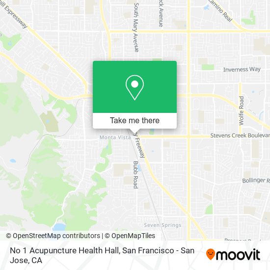 No 1 Acupuncture Health Hall map