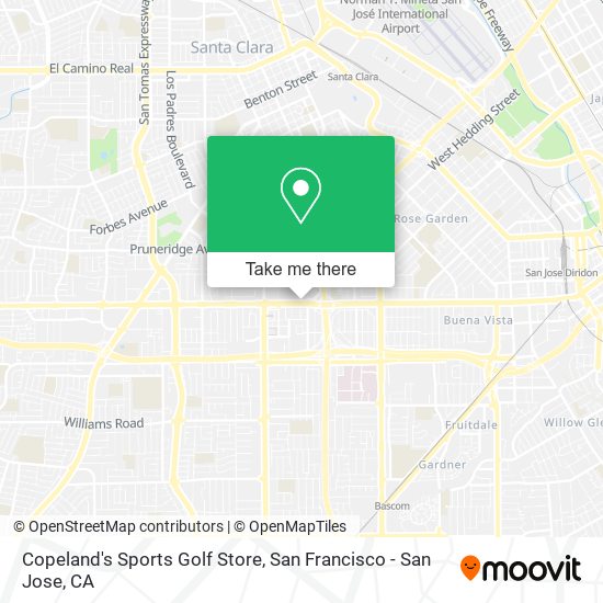 Copeland's Sports Golf Store map