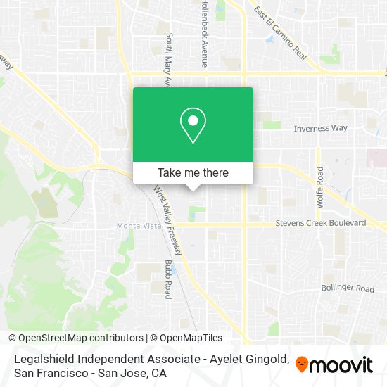 Legalshield Independent Associate - Ayelet Gingold map