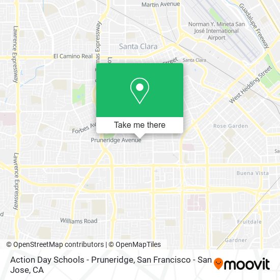 Mapa de Action Day Schools - Pruneridge