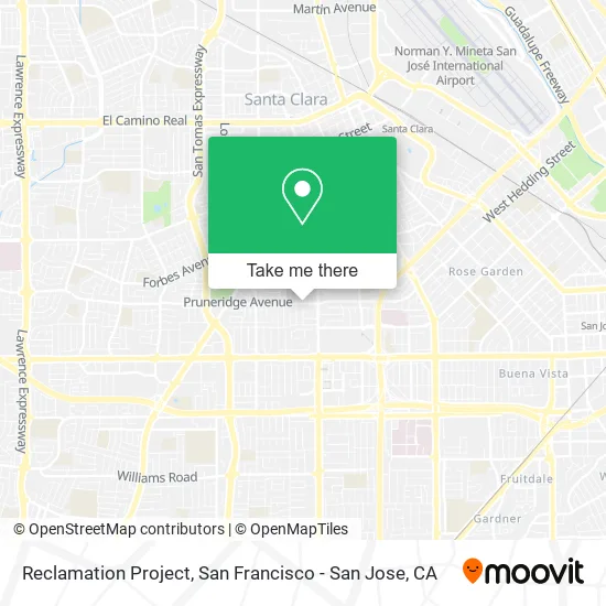 Reclamation Project map