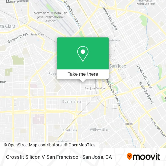 Crossfit Silicon V map