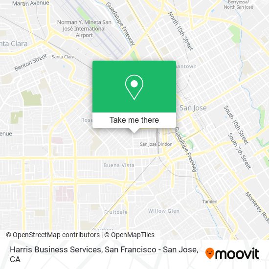 Harris Business Services map