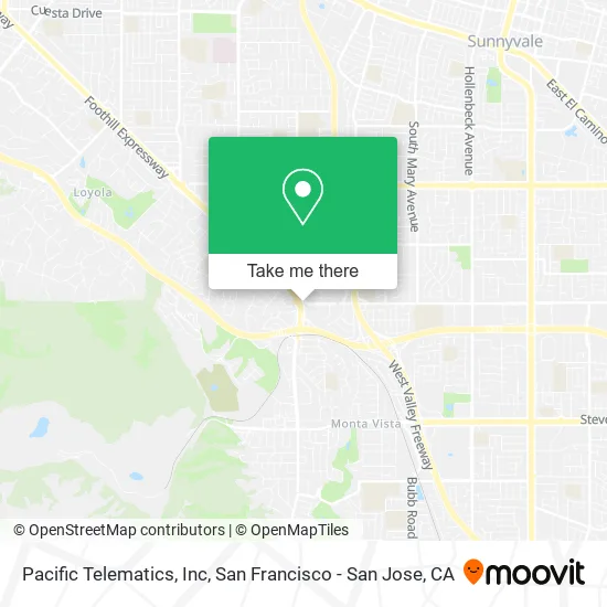 Pacific Telematics, Inc map