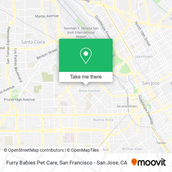 Furry Babies Pet Care map