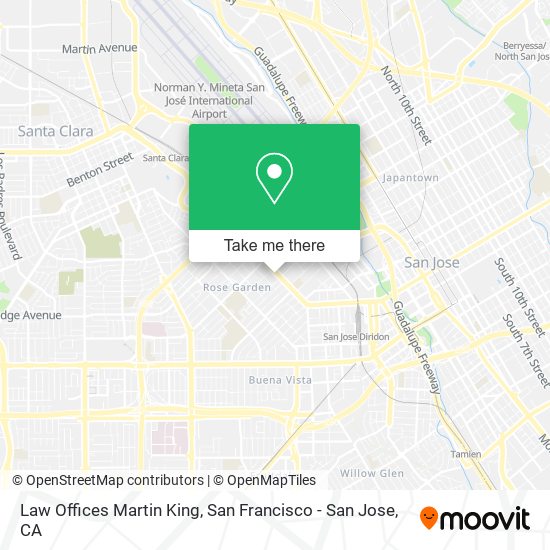 Law Offices Martin King map