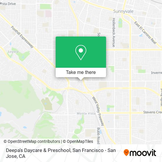 Mapa de Deepa's Daycare & Preschool