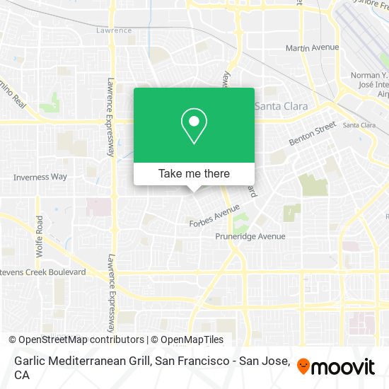 Mapa de Garlic Mediterranean Grill