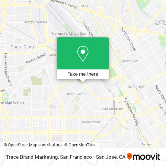 Trace Brand Marketing map