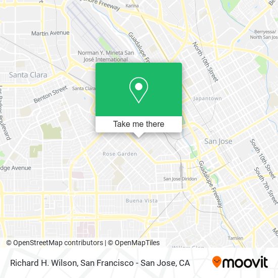 Richard H. Wilson map