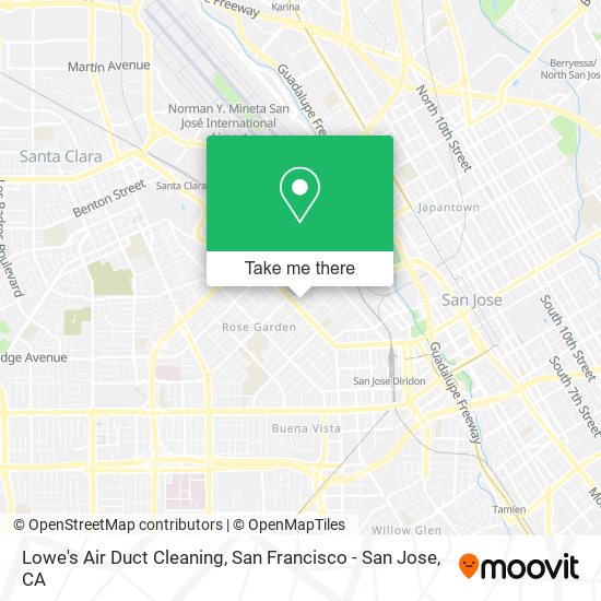 Mapa de Lowe's Air Duct Cleaning